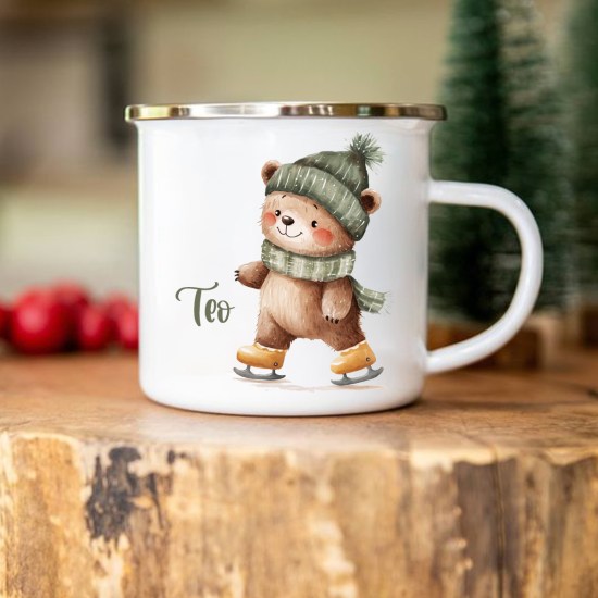 ideatree, vianočný hrnček, smaltovaný hrnček, detský hrnček, plecháčik, hrnček s menom, personalizovaný hrnček, lubene, nové mesto nad váhom