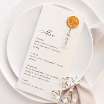 ideatree, oznámenie, svadobné oznámenie, svadobné menu, menu, menu s menovkou, menu s pečaťou, noiart, nové mesto nad váhom