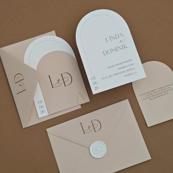 ideatree, oznámenie, svadba, svadobné oznámenie, moderné oznámenie, jednoduché oznámenie, oznámenie oblúk, oznámenie poloblúk, oznámenie polkruh, noiart, nové mesto nad váhom