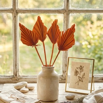 ideatree, sušené kvety, sušený list, palma, palmový list, hygge, boho dekorácie, domácnosť, nové mesto nad váhom