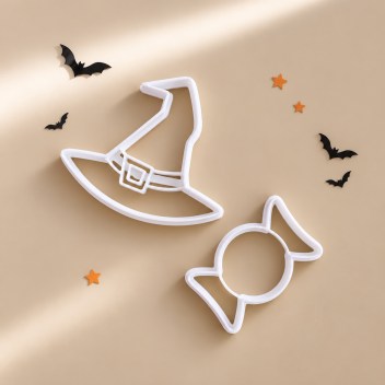 ideatree, sensory play, senzorické pomôcky, vykrajovačky, halloween, 3d tlač, razítka, plastelína, vykrajovátko, montessori, nové mesto nad váhom