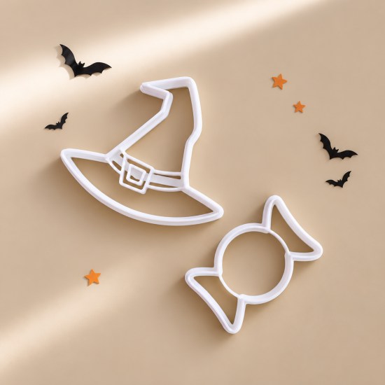ideatree, sensory play, senzorické pomôcky, vykrajovačky, halloween, 3d tlač, razítka, plastelína, vykrajovátko, montessori, nové mesto nad váhom