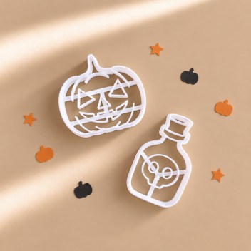 ideatree, sensory play, senzorické pomôcky, vykrajovačky, halloween, 3d tlač, razítka, plastelína, vykrajovátko, montessori, nové mesto nad váhom