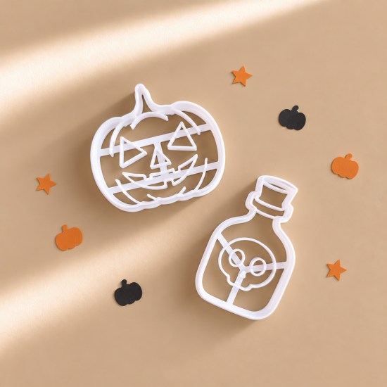 ideatree, sensory play, senzorické pomôcky, vykrajovačky, halloween, 3d tlač, razítka, plastelína, vykrajovátko, montessori, nové mesto nad váhom